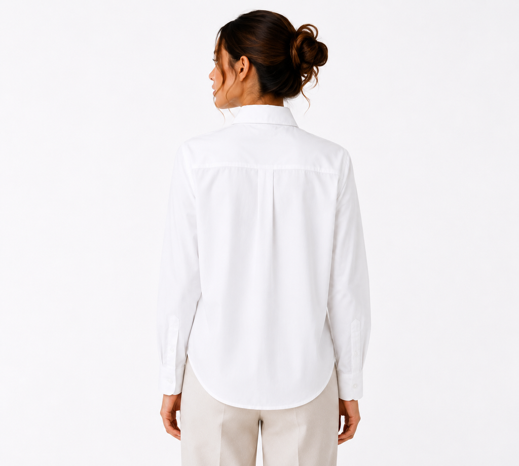 Faya Étoile Shirt – front view with crystal buttons