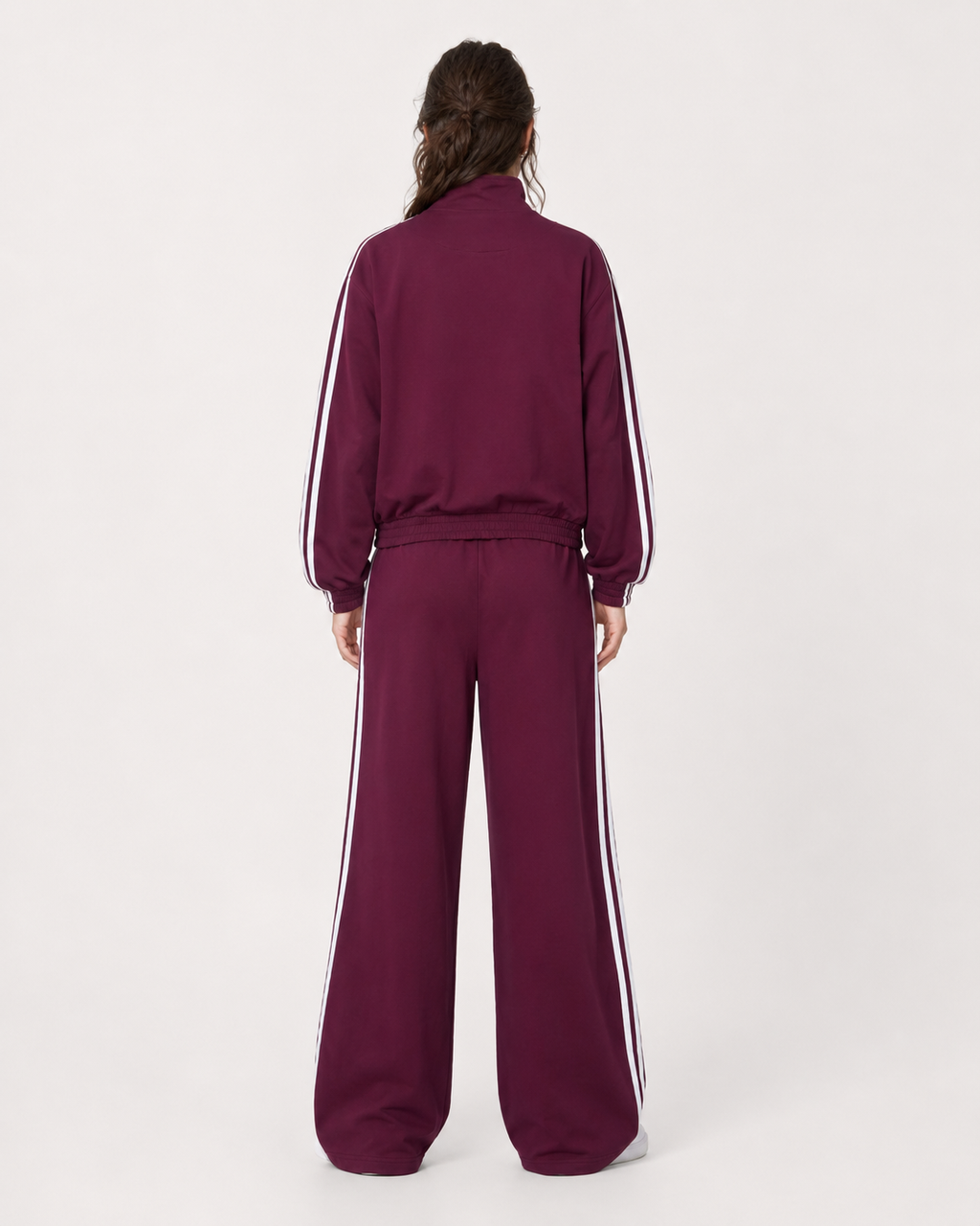 Faya Burgundy Imperial Set – back view